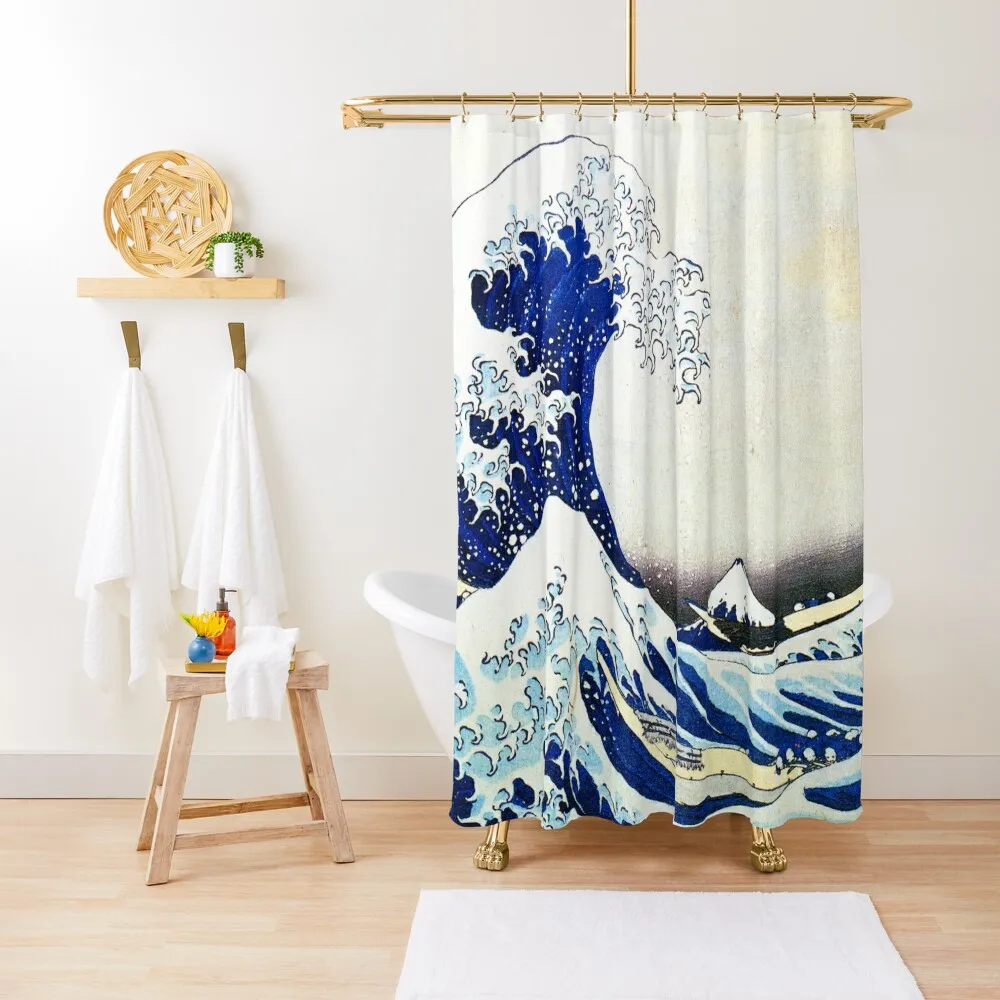 

Katsushika Hokusai - The Great Wave off Kanagawa Shower Curtain In The Bathroom Curtain