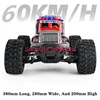 1:10 Full Scale 4WD 60KM/H Remote Control Off-Road Truck Vehicle 45° Climbing Alloy Transmission Waterproof High Speed RC Car 4