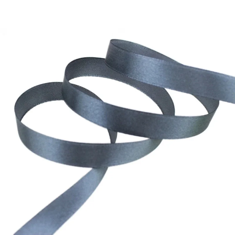 (25 Yards/roll) 5/8" (15mm) Single Face Satin Ribbon Webbing Gift Christmas Handwork DIY Wedding Decorations Ribbons