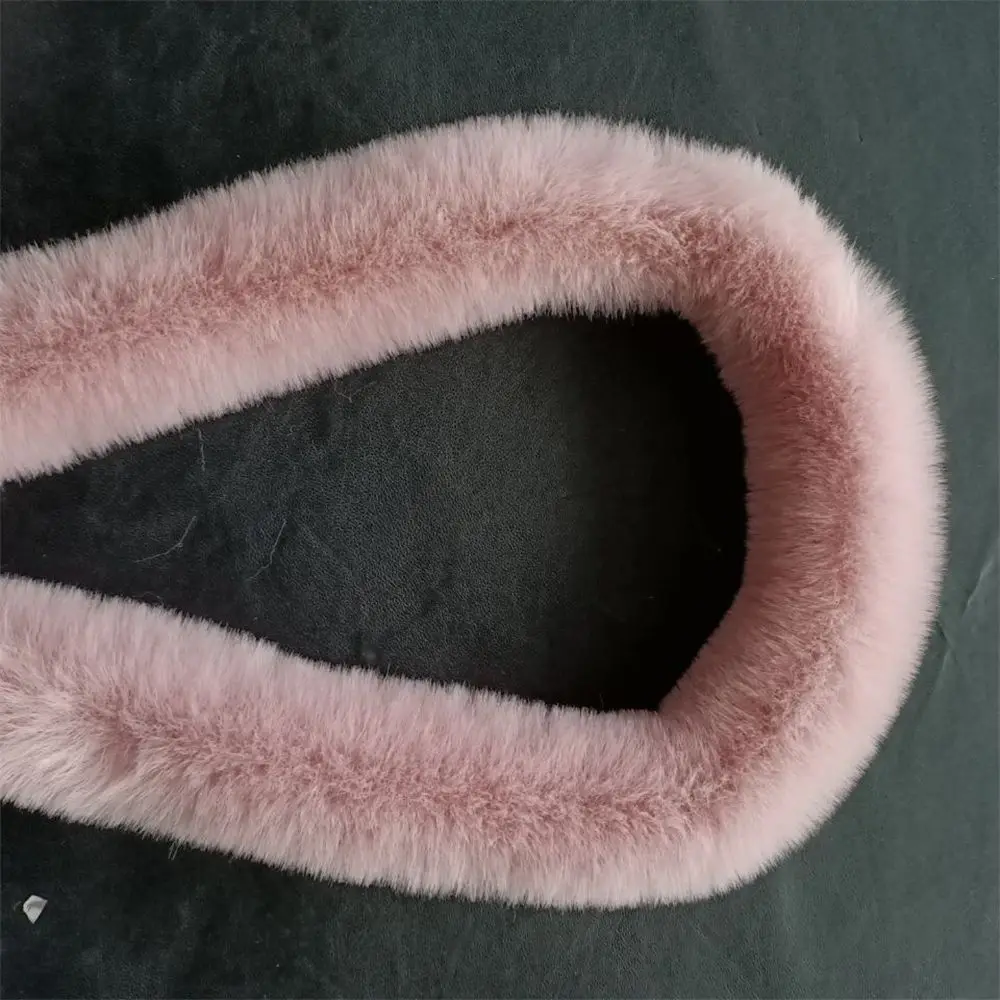 Fur Fabric 1M Faux Rabbit Fur Strips Tape Trimming DIY Craft Plush Fur Ribbon Sewing Apparel Costume Scarf Collar Accessories