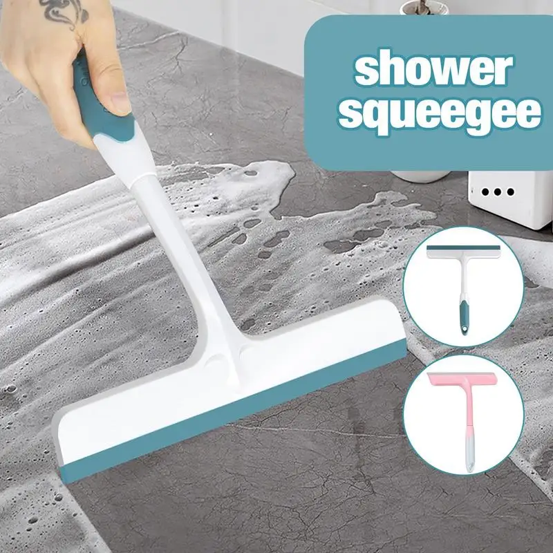 

Shower Squeegee For Shower Glass Doors Car Window Windshield Mirror Glass Cleaning Tool Wiper With Hook washing and scraping