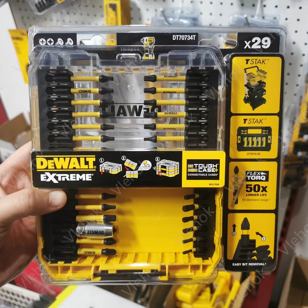 DEWALT 29PCS Drill bits set For Impact bit screw plum square hexagon