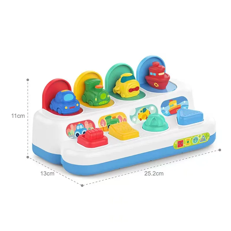 Interactive Activity Pop Up Toy for Babies Cause and Effect Toy Baby Development Games Montessori  Educational Learning Toys 5