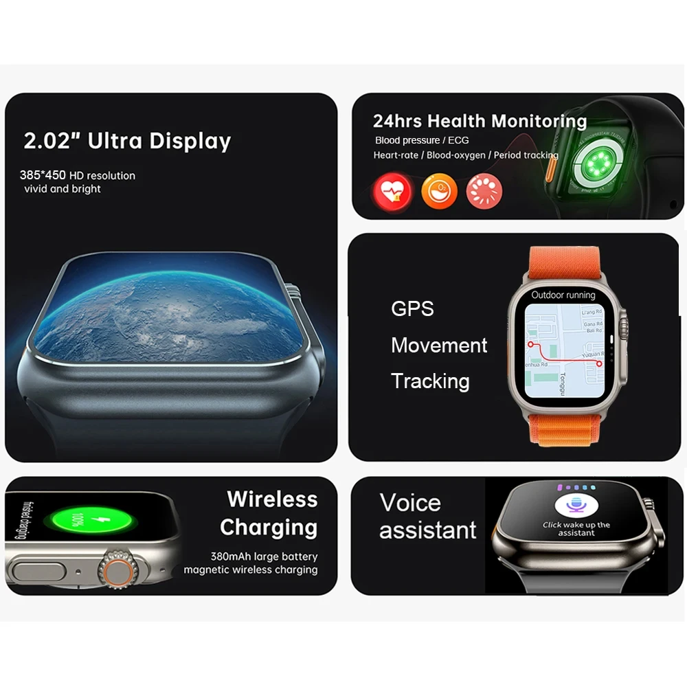 2024 T10 Ʈ 2 Ʈ ġ  49mm ø 8, 2.3 ġ AMOLED ũ, NFC ħ,  ġ IWO Ʈ 8 Ʈġ 
