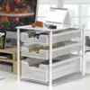 Alloy Steel Sliding Basket Organizer Drawer Cabinet 5