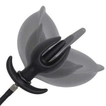 Hot Selling Inflate Anal Plug Dildo Flower Big Buttplug 18 Sex Toys For Women/Men Anal Toys Dilator For Adults Anus Butt Plug 3
