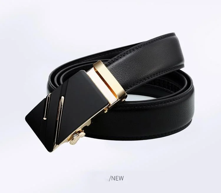 2023 New Hot Selling Dandeli Genuine Leather Men's Belt Casual Men's Automatic Buckle Belt Business Soft Cowhide Pant Belt_voghion.com