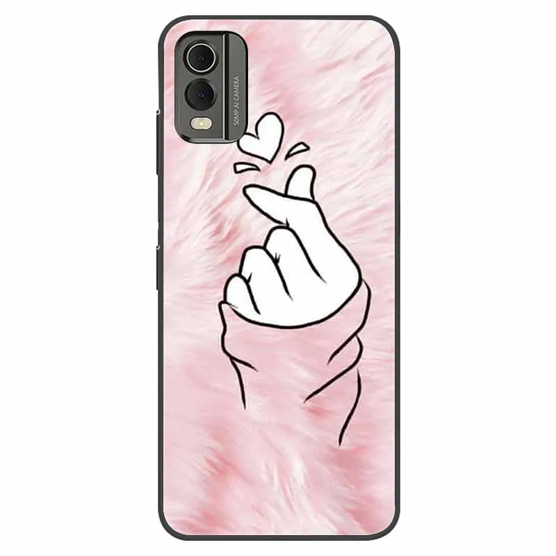 Shockproof Soft Silicone TPU Back Cover with Cute Cartoon Design