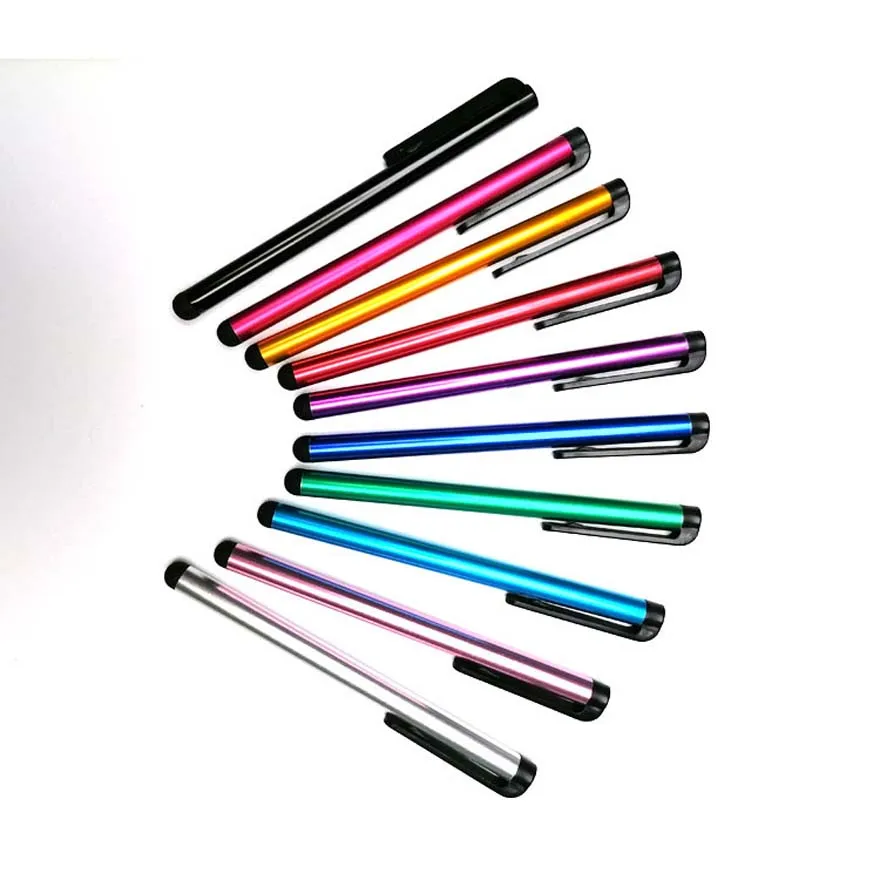 10Pcs Capacitance Universal Stylus Pen Mobile Phone Touch Screen Accessories Metal Capacitive Pen Tablet for Xiaomi Iphone