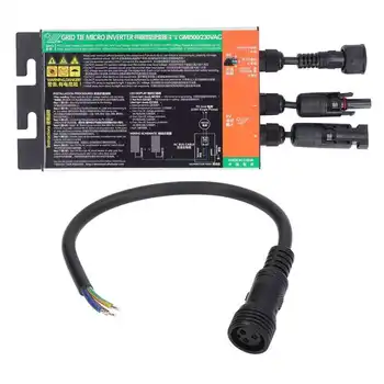 GMI Series 120/150/180/260/300/350/500/600/700W MPPT แผงโซล่าเซล Micro Inverter DC26V-46V To AC110V-230V 50HZ/60HZ 11