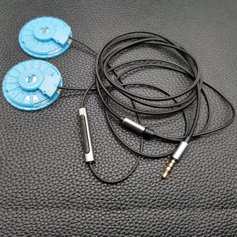 Headphone Speaker+Cable for KOSS PP Portable Portapro Porta-Pro KSC75 KSC35 KPH40 Driver Sound Unit 3.5mm Cable With Remote Mic
