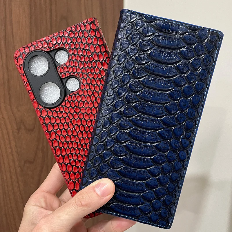 Custodia Per Telefono A Portafoglio In Vera Pelle Magnetica In Vera Pelle Per Xiaomi Redmi Note 12S 12 13 Pro Plus 4G 5G Note13 128/256 Gb