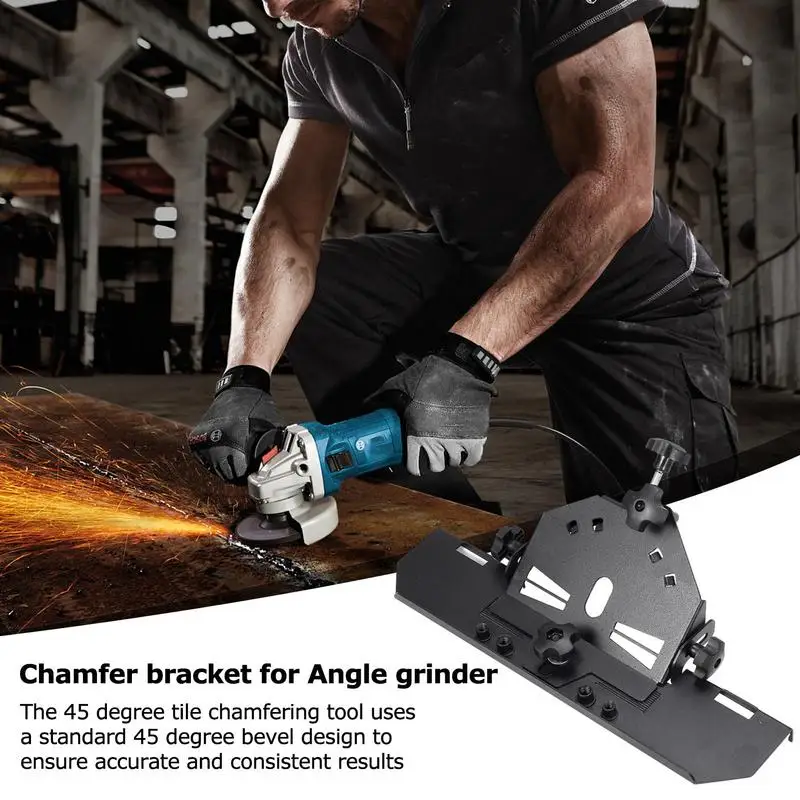 Tile Cutter Tool Slider 45 Degree Tile Cutter For Angle Grinder Easy Glide Glass & Tile Cutter DIY Home Tool For Cutting And