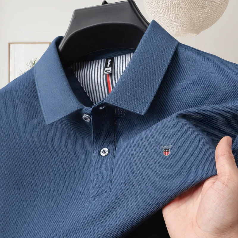 100% pure cotton high-end men short sleeve polo shirt luxury brand summer custom fashion hot selling Paul embroidery T-shirt top 16 S58a4e44686694592abd9b773f2152597Q