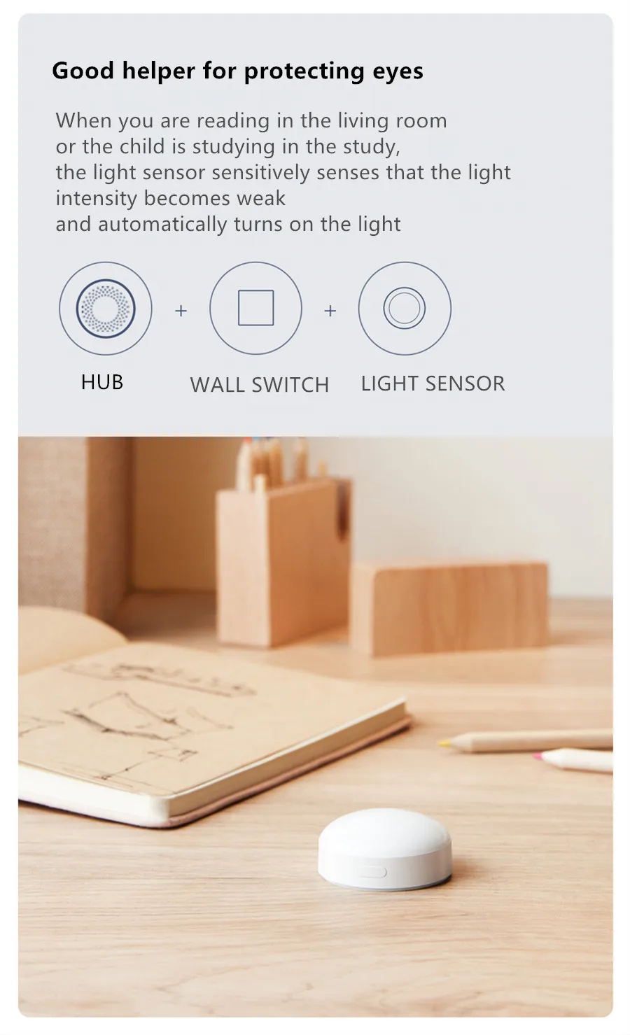 New Light Sensor T1 Brightness Sensor Zigbee 3.0 Auto Smart Home Light Detector