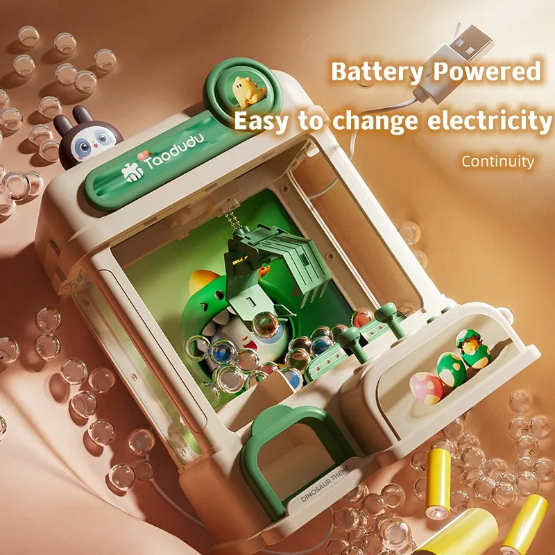 Doll Machine Coin Game Mini Catch Doll Machine Gashapon Toy Machine Muppet Children Interactive Toy Birthday Gift 4