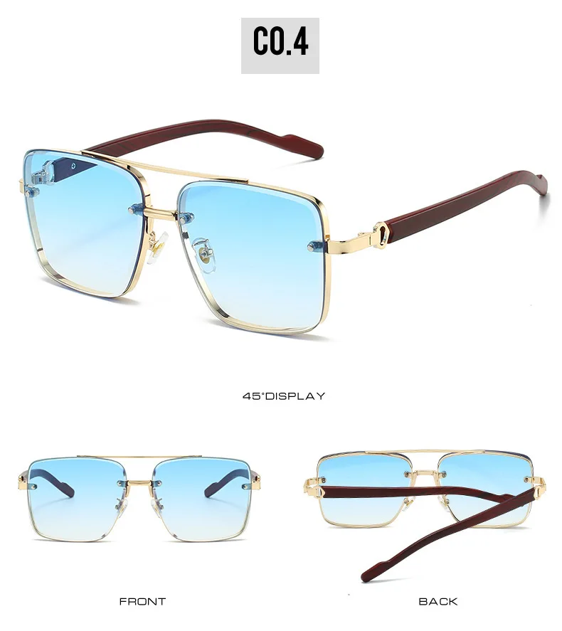 2025Neue Sonnenbrillen für Mann und Frau, Doppelstrahl-Design, modisch, vielseitig, Trend, Unisex-Brillen, HD-Farbverlauf, UV400, Sport- und Outdoor-Sonnenbrillen 033 – Detail 15