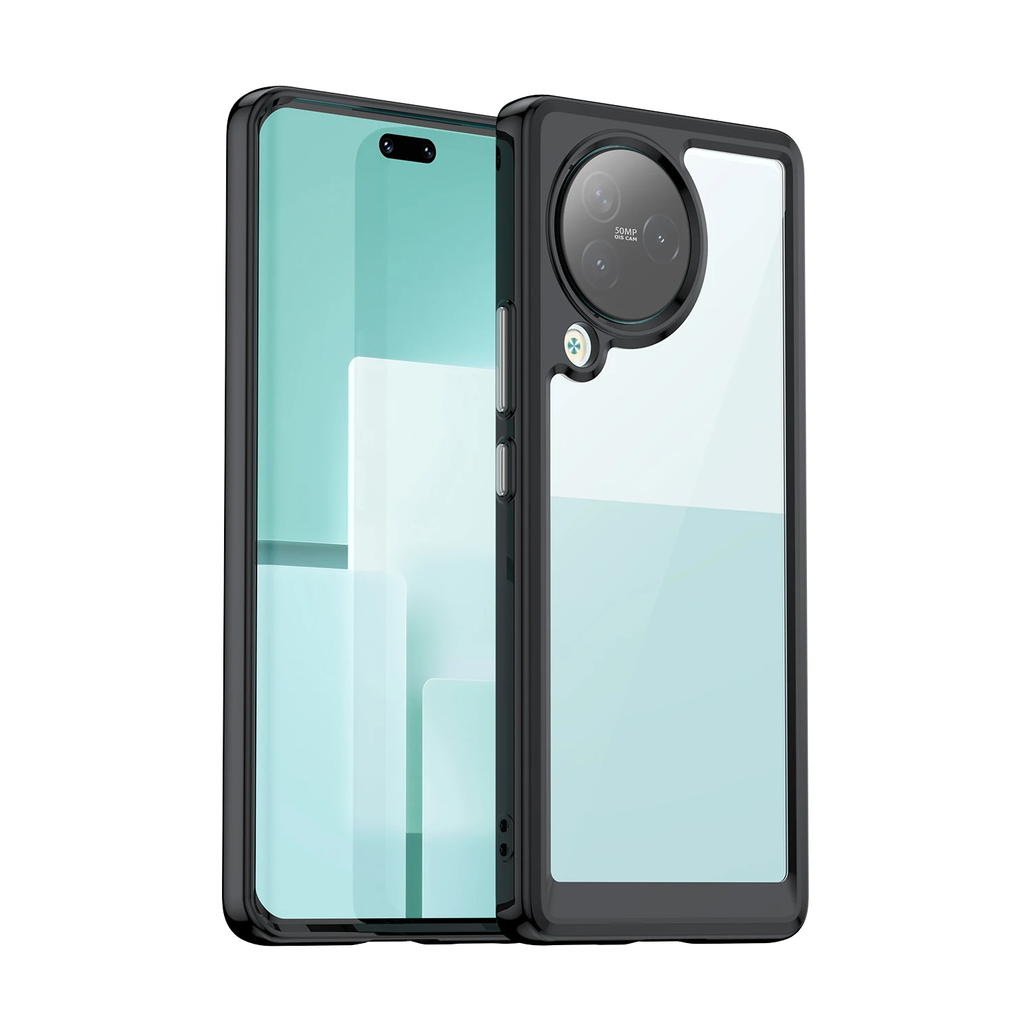 

Acrylic Transparent Cover for xiaomi civi3 Mi 11i 11x pro Shockproof Mobile Shell For Mi11i Mi Civi3 11Xpro Fashion Soft Case