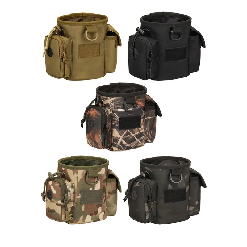 Dog Treat Pouch - Tactical Waist Pack for Military Hunting, Puppy Training, Snacks, and Bait - Pet Feed Pocket Pouch for Dog Accessories