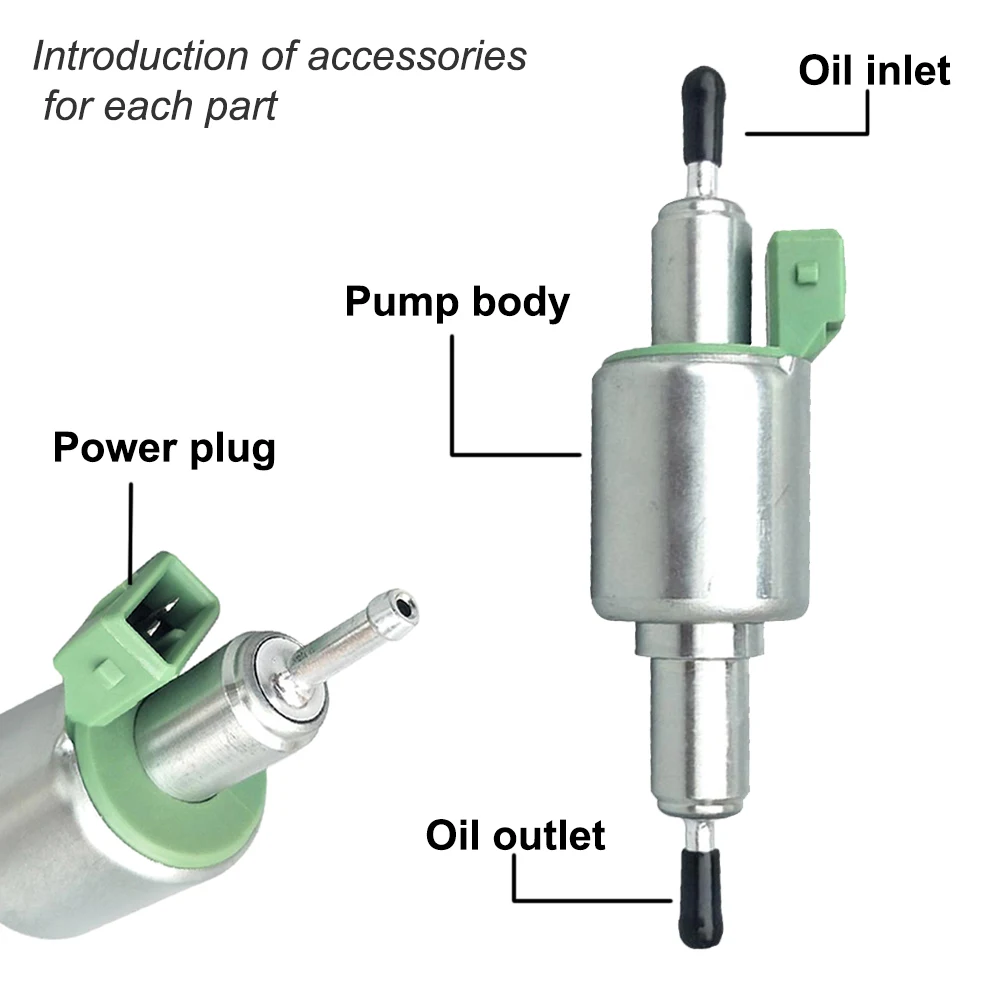 12V CAR AIR Diesel Parking Oil Fuel Pump For 2-5KW Webasto Eberspacher  Heater $23.99 - PicClick AU