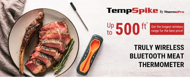 The Official TempSpike Wireless Meat Thermometer by ThermoPro