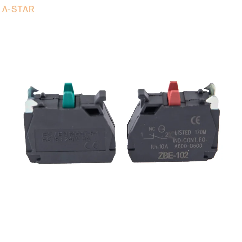 

Button Switch Contact Block Base ZBE-101 NO / ZBE-102 NC For Xb4/XB5
