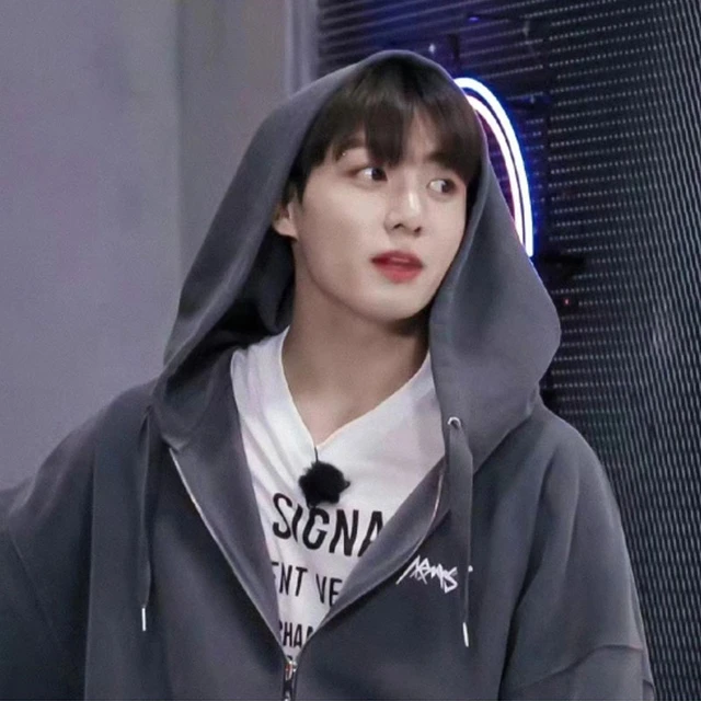 BTS Jungkook Inspired Grey Drawstring Hoodie