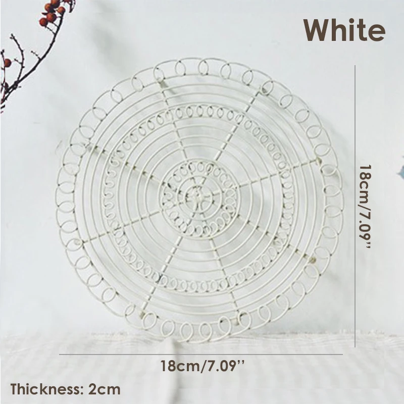 Vintage Round Iron Bread Rack Pan Baking Cake Cooling Tray for European BBQ Cookies
