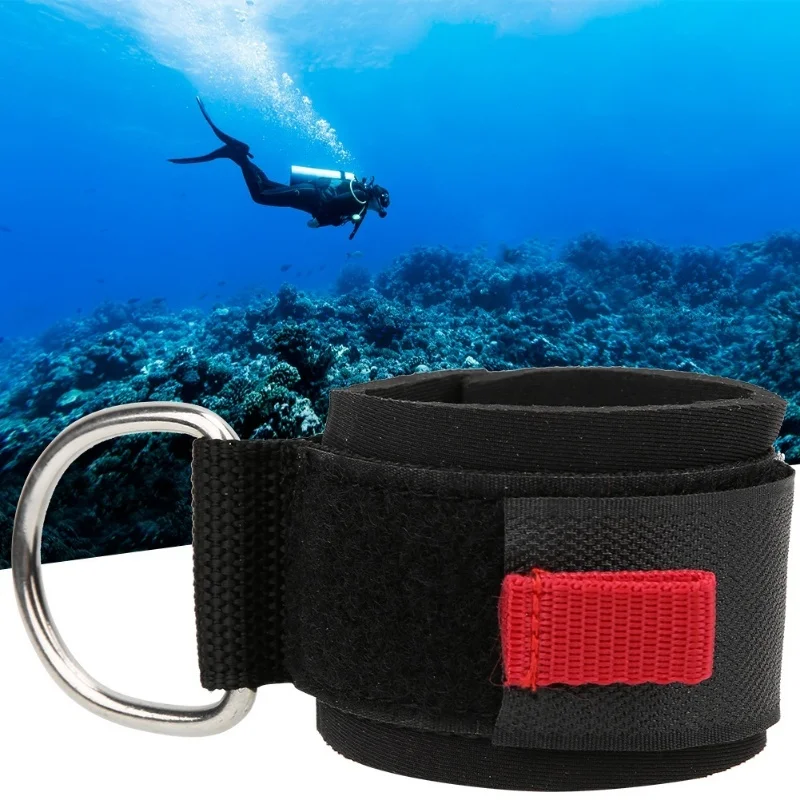 Universal Diving Wrist Strap with D-Shaped Clip and Lanyard