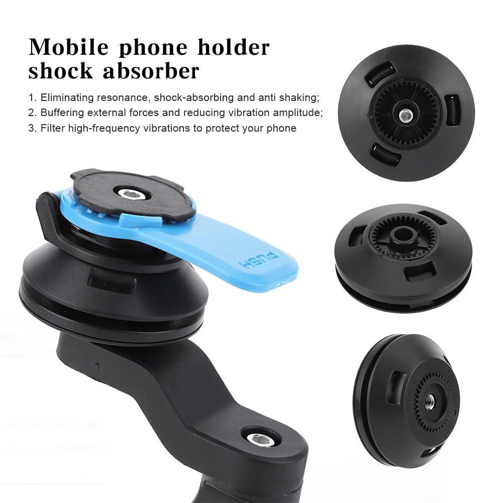 Motocycle Handlebar Mount Adaptor Shockproof Phone Holder Anti-vibration Module Accessories for 143A 146A 148A Phone Bracket