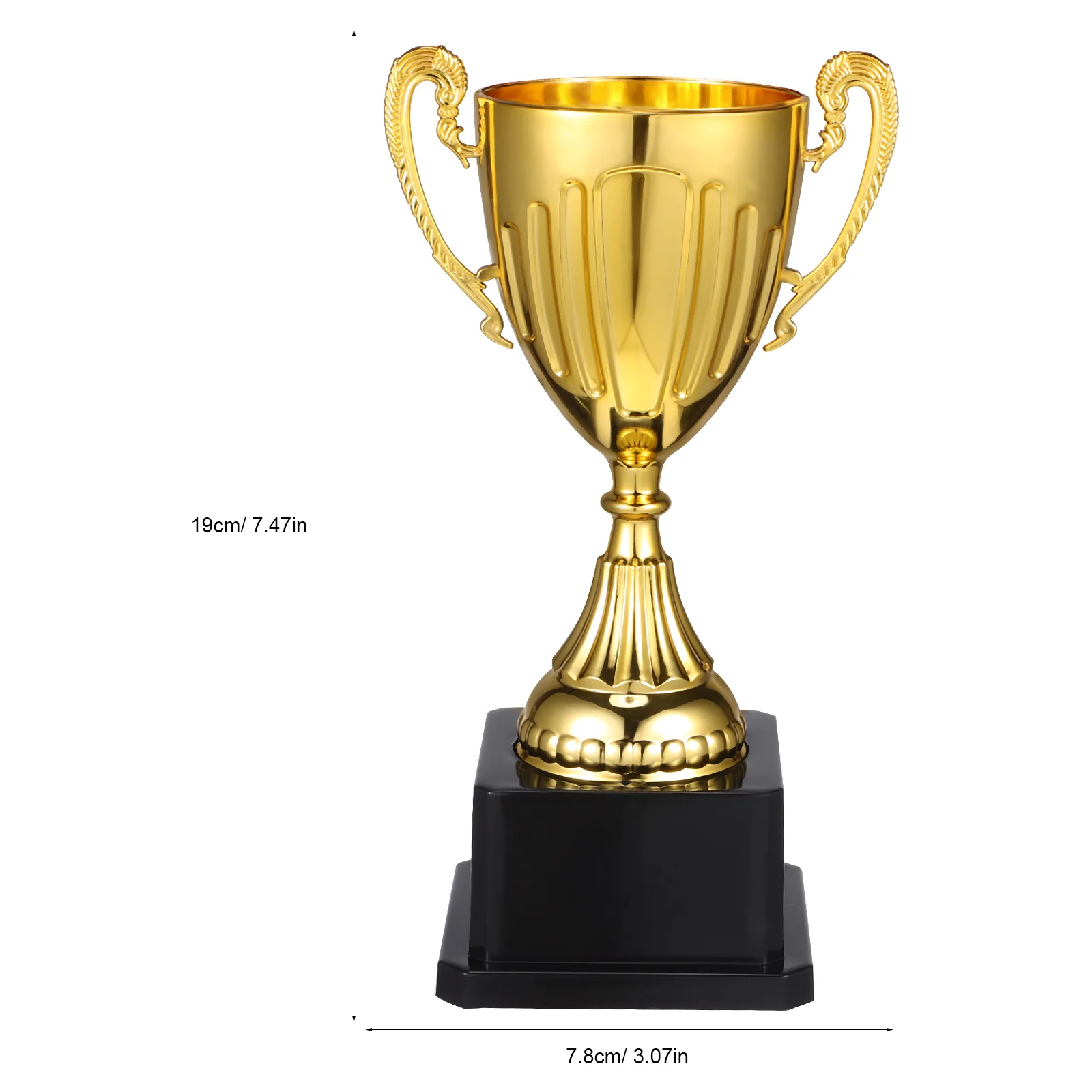 1Pcs Memorial Gifts Trophy Gold Award Racing Car Trophies Competition Plastic Cup Game Prize Soccer Football New