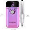 45000RPM Portable Rechargeable Nail Drill Machine Low Noise HDLCD Display Function Equipped With 6 Drill Bit Manicure Tools 6