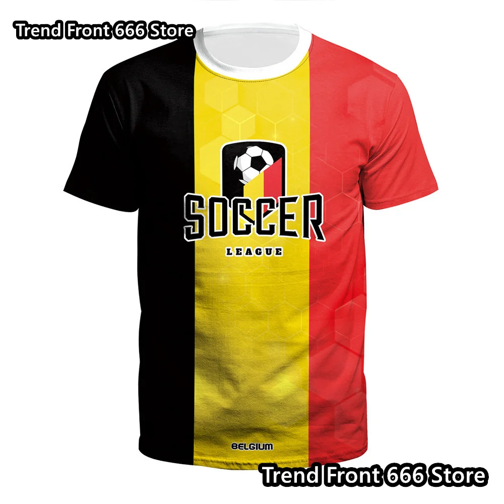 Brazil Argentina Fans Cheering T-shirt Summer Kids And Mens Jersey t shirt 3D Prited Sports T shirts Boys Parent-child Tees