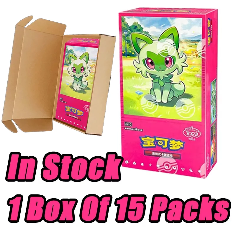 Original Cards Gem Pack Vol.2 Chinese Tcg Eevee Album