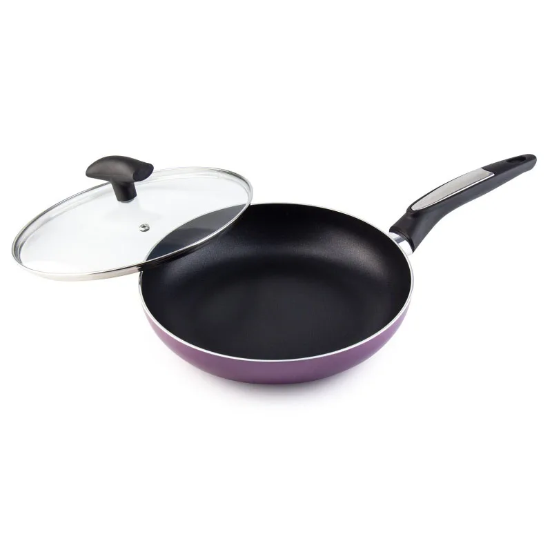 Frying pan with lid Galaxy GL 9827 Tableware Tablewares pans Utensils for kitchen Pots pot A set of Cauldron cast iro | Дом и сад