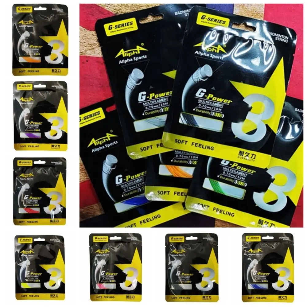 Badminton String 0.7mm G3 High elastic and durable badminton racket line for amateur training badminton racket line