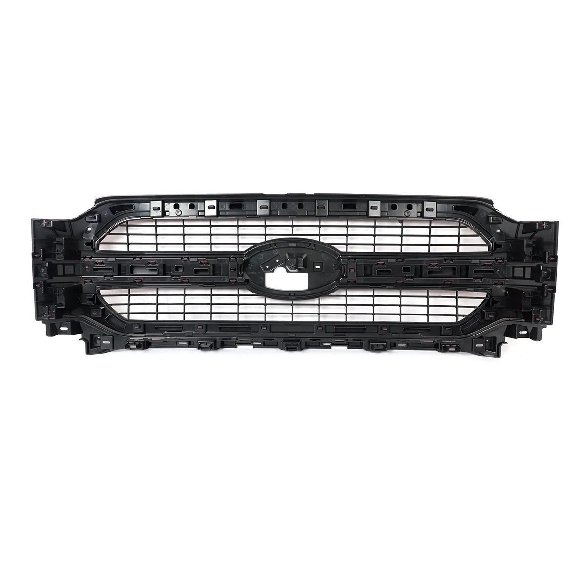 For 2021 2022 2023 Ford Limited Lariat F150 F-150 Front Grille Assembly Front Bumper Upper Grilles Modified Grills Rapid Red D4 - Image 5