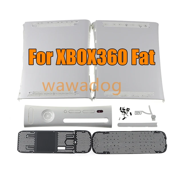 5sets Full Housing Case For XBOX360 Fat Console Black White Color For XBOX  360 Fat Console