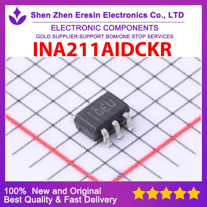 

Бесплатная доставка 10 шт./лот INA211AIDCKR SOT23-6 Новый и оригинальный