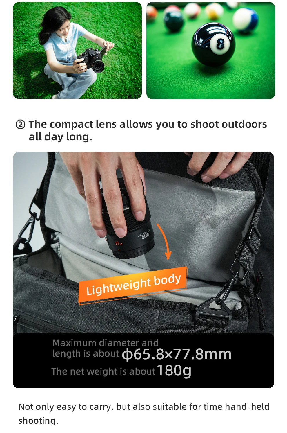Yongnuo YN17mm F1.7M M 4/3 Mount Wide-Angle Auto Focus Standard Prime Lens Mirro