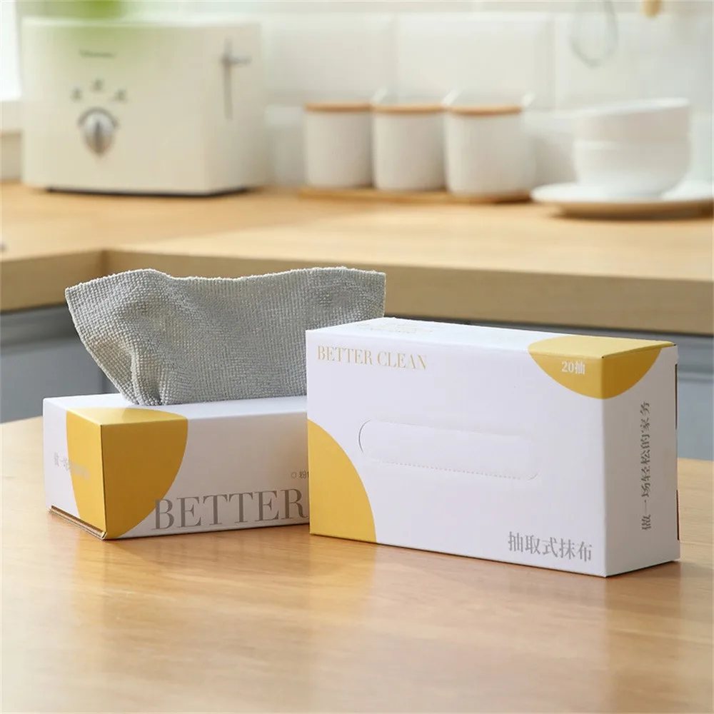 Dishcloth Super Absorbent Durable Extractive Multifunction Kitchen Bar Supplies Rag Easy To Use High Quality Superfine Fiber