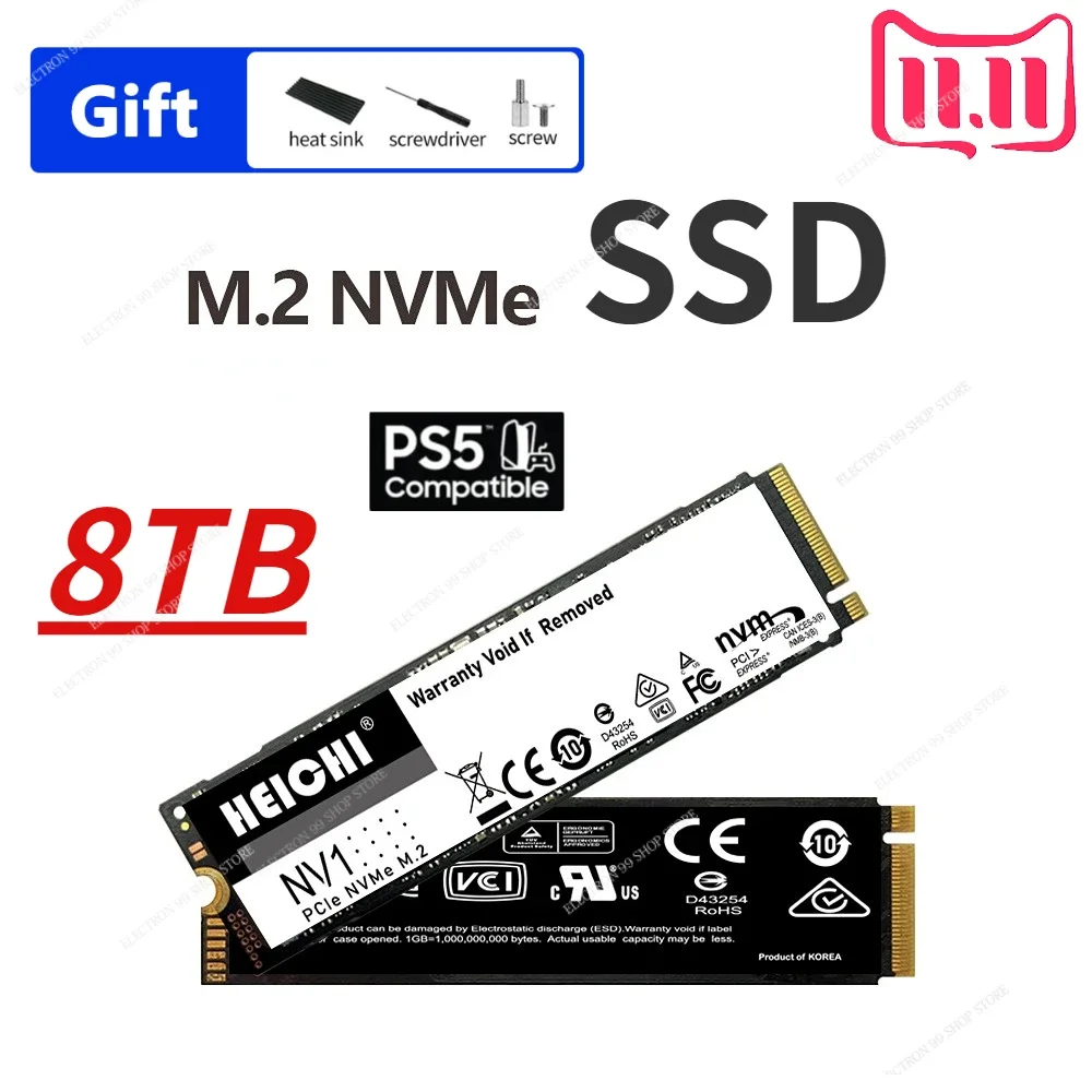 

8TB 2023 Brand New Original SSD 990 PRO M2 2280 Nvme PCIe Gen 4.0X4 2TB 1TB Internal Solid State Disk SSD HDD for Laptop/PS5/PC