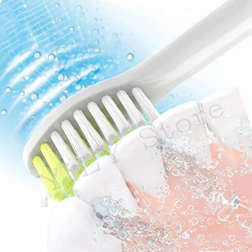 Replacement Toothbrush Heads for One Series HY1100/HX1200 Electric Brush Heads BH1022/1000 Series Vacuum Nozzle With Caps Gift 6