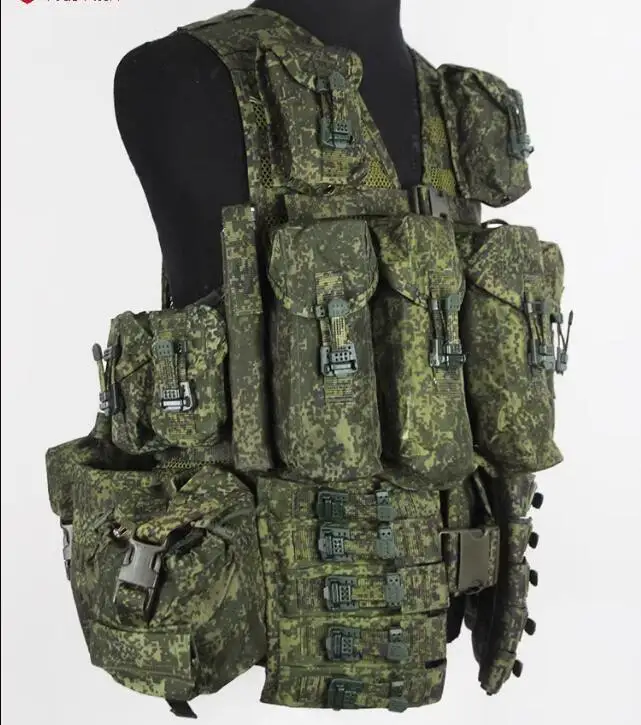 New Russian Camouflage Tactical Vest 4th 6sh117 Green 5kg