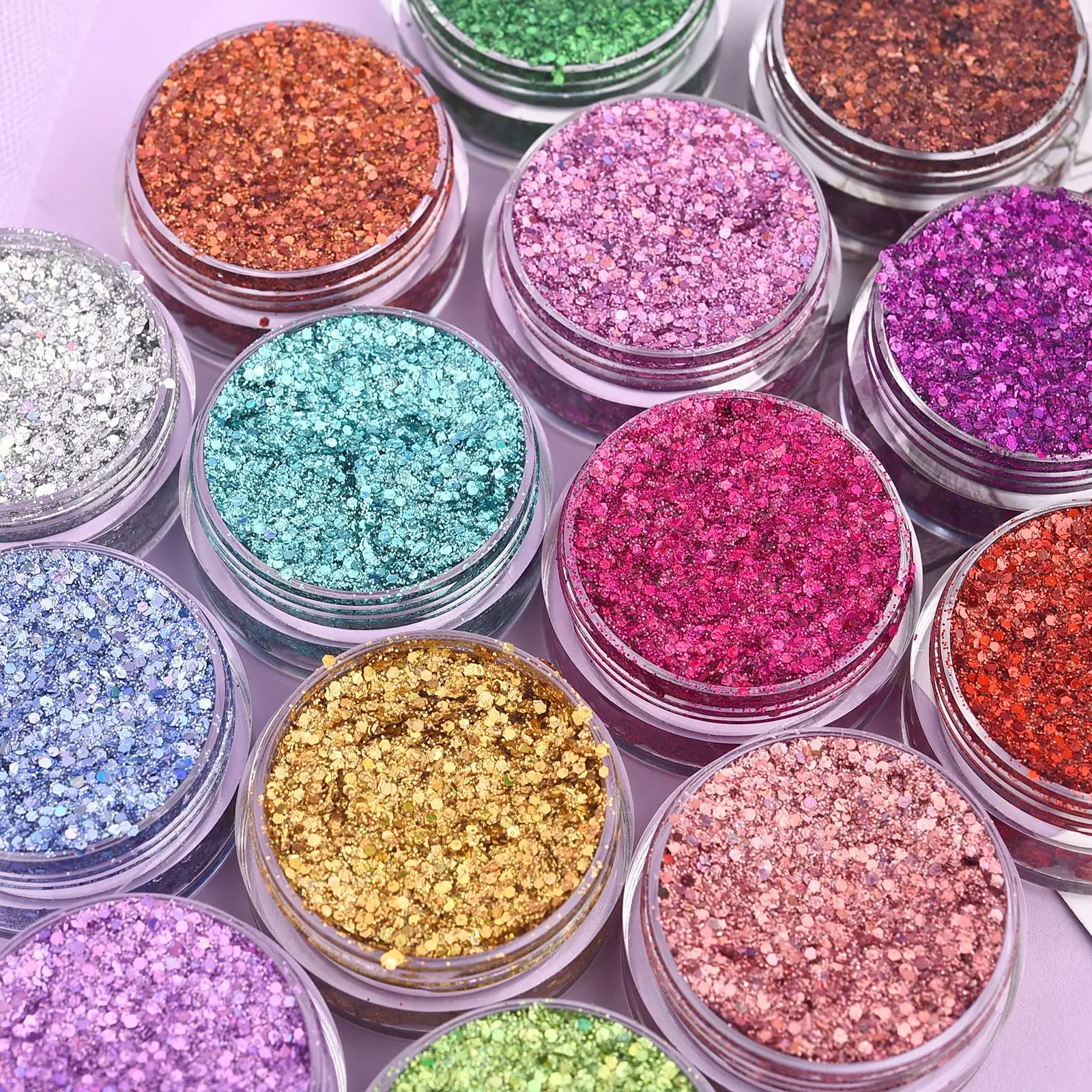 15 Colors Gel Sequins Resin Pigment Glitter Epoxy Resin Filler Flakes