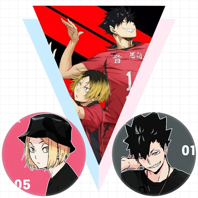 Quadro anime Haikyuu personagens 1 peça