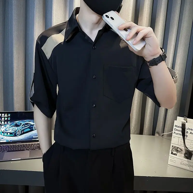 Рисунок 5 - Рубашка мужская с лацканами