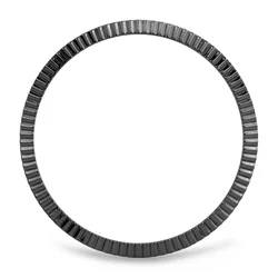 Stylish Metal Bezel Ring Bumper with Adhesive Case - Watch6 Classic 47mm (Black A)