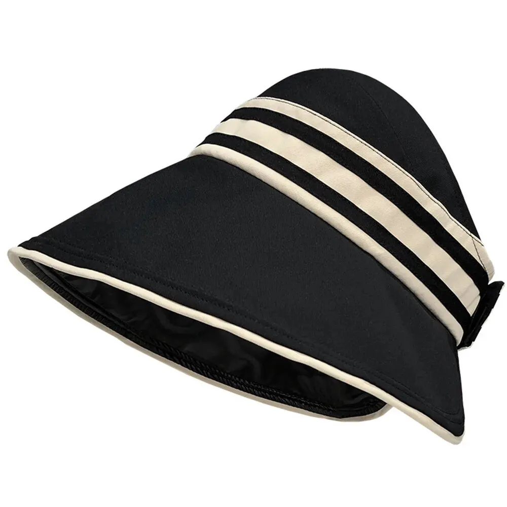 Sun Protection Hat Women's Summer Hat Female Outdoor Beach UV Protection Breathable Empty Top Hats Lady Foldable Hollow Scallop Cap