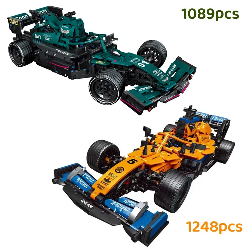 

Technical Mclarened F1 Formula City Racing Car Building Blocks 42141 Bricks Super Sports Cars Model Boys Assembly Toys Kid Gifts